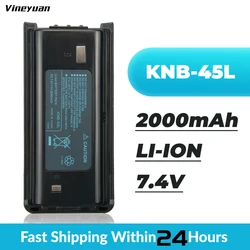 KNB-45L 2000mAh Li-Ion Battery for Kenwood NX-340 TK-2200 TK-2207 TK-3207 TK-2312 TK-3202 TK-3312 Radio --KNB-45L, KNB-45Li