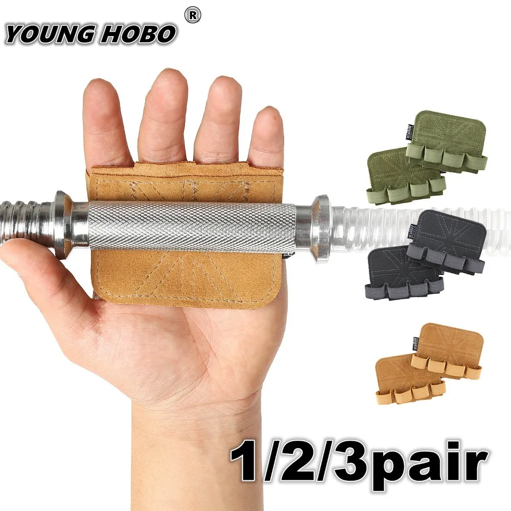 

Кожаные перчатки для тяжелой атлетики для мужчин и женщин, защита ладоней, фитнес-перчатки для гимнастики, подтягиваний и тренировок с отягощениями