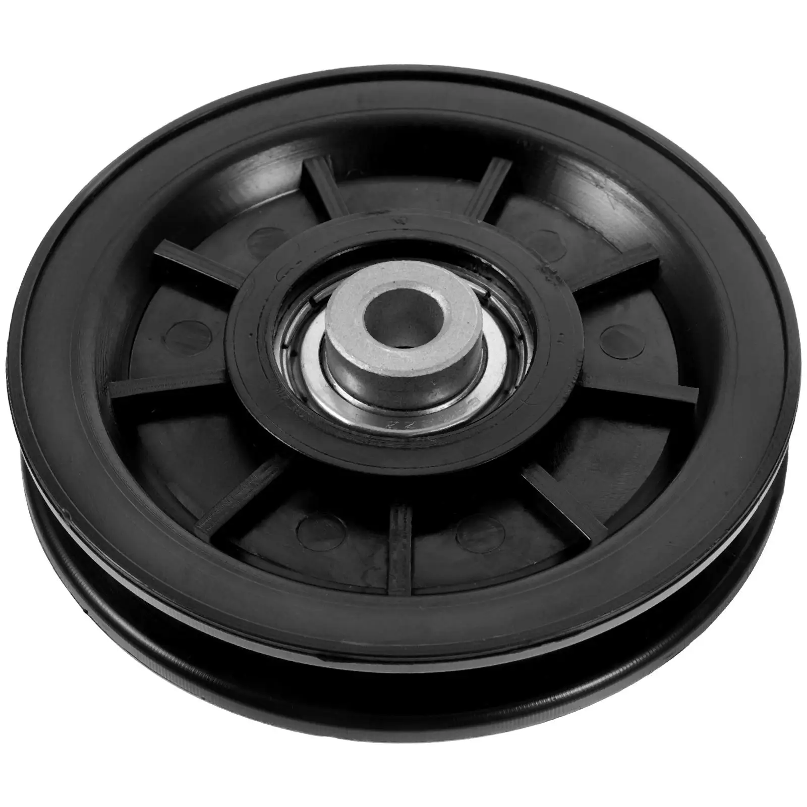 

Black 100mm Wheel Fitness Accessories Gym Equipment Universal Gym Equipment Portable Cable Machine Replacement