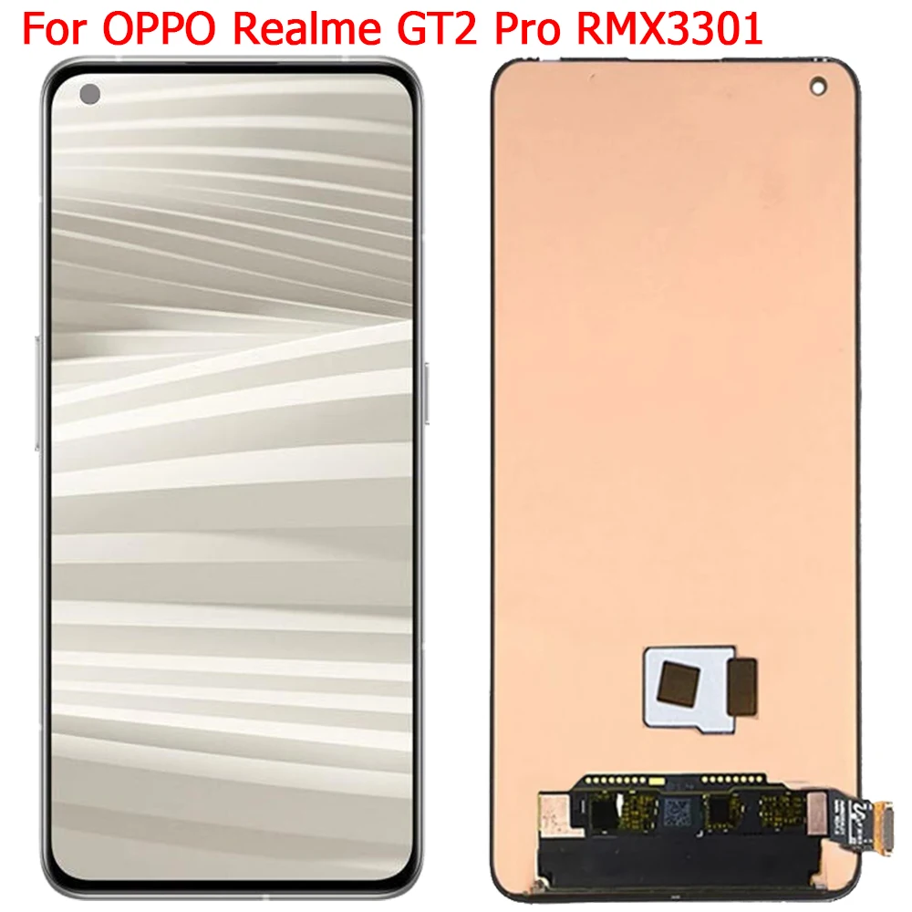 GT2 Pro Original LCD For Oppo Realme GT 2 Pro RMX3300 RMX3301 LCD Screen Display Touch Panel Digitizer Assembly With Frame