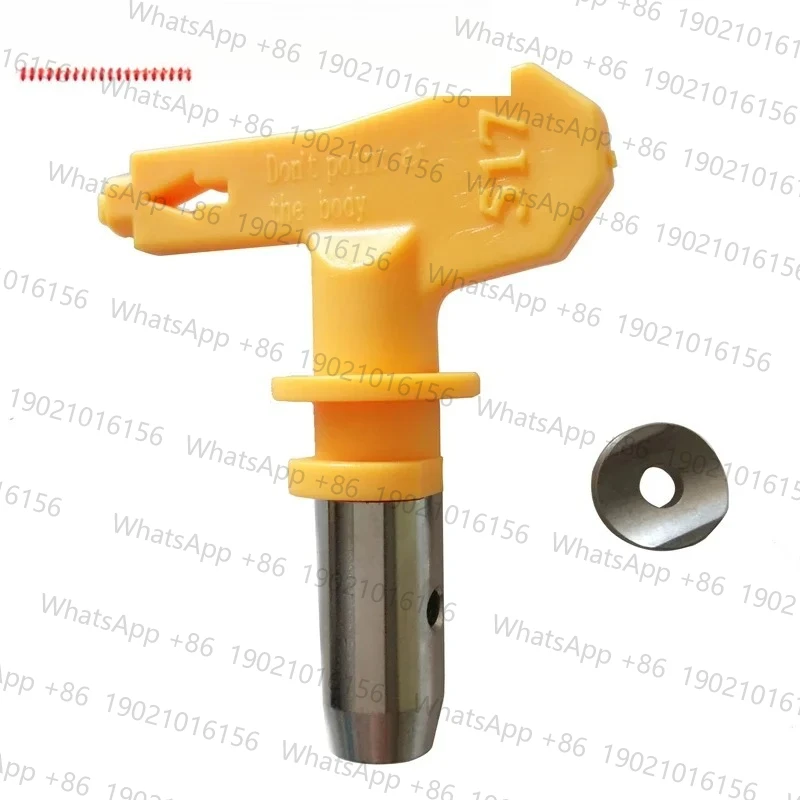 

High pressure airless spraying machine universal yellow black nozzle