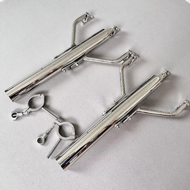 Sailing boat stainless steel marine accessories parts hardware outriggers mounting fishing rod bracket base