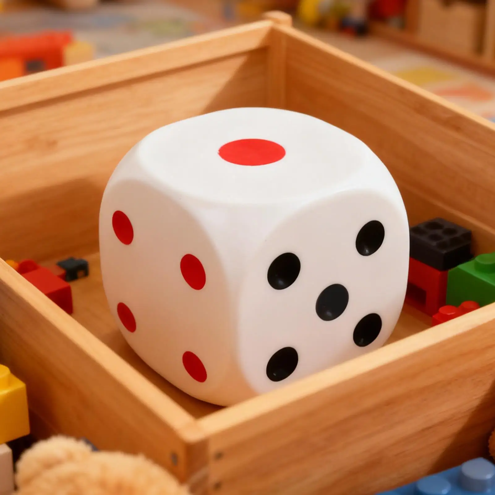 Foam Dice Stress Ball Stress Relief Toy Small Table Game Dice For Kids Teens Adults Students Gamers Office Classroom Home Study
