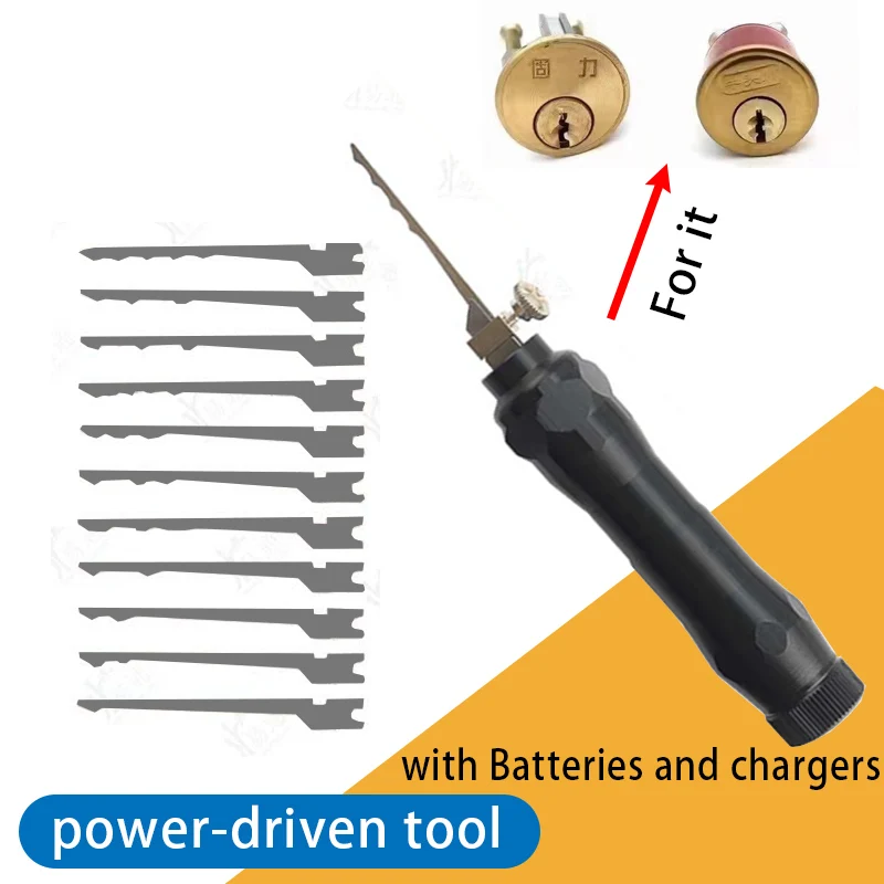 for Extreme Storm-Electric Brush Hook Locksmith Tool Lock Pick Set Locksmith Tools Serralheiro Kit Crochetage Serrure