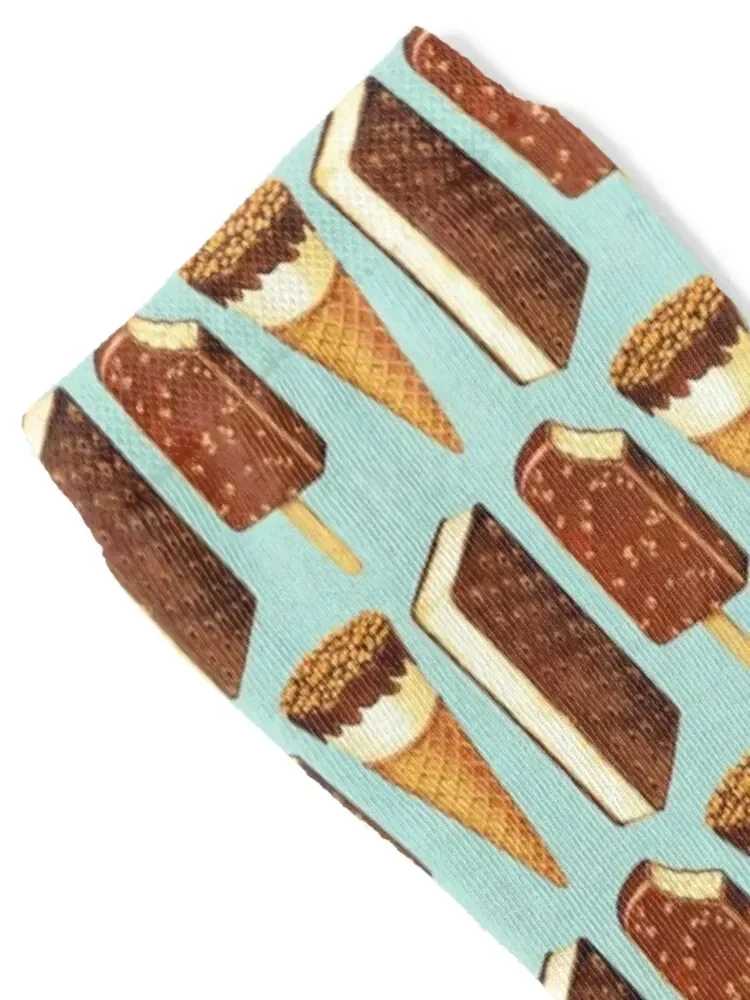 Ice Cream Novelties Pattern Socks gifts cotton cool floor Woman Socks Men's