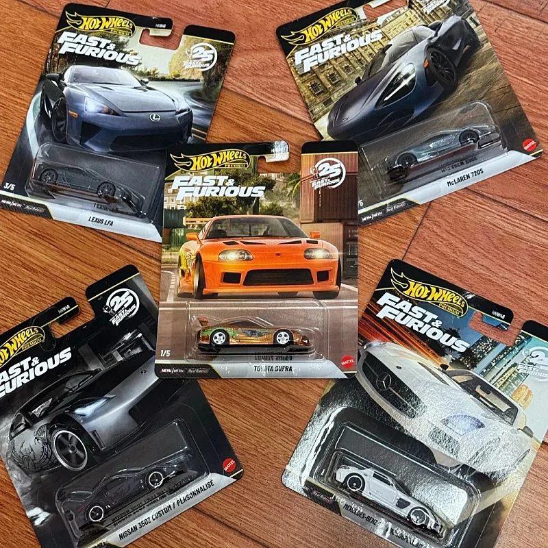 New Hot Wheels Premium Hnw46 Toyota Supra Chase Car Fast And Furious Batch R Series 1 64 Scale Real Riders Collectible Vehicle - view 3