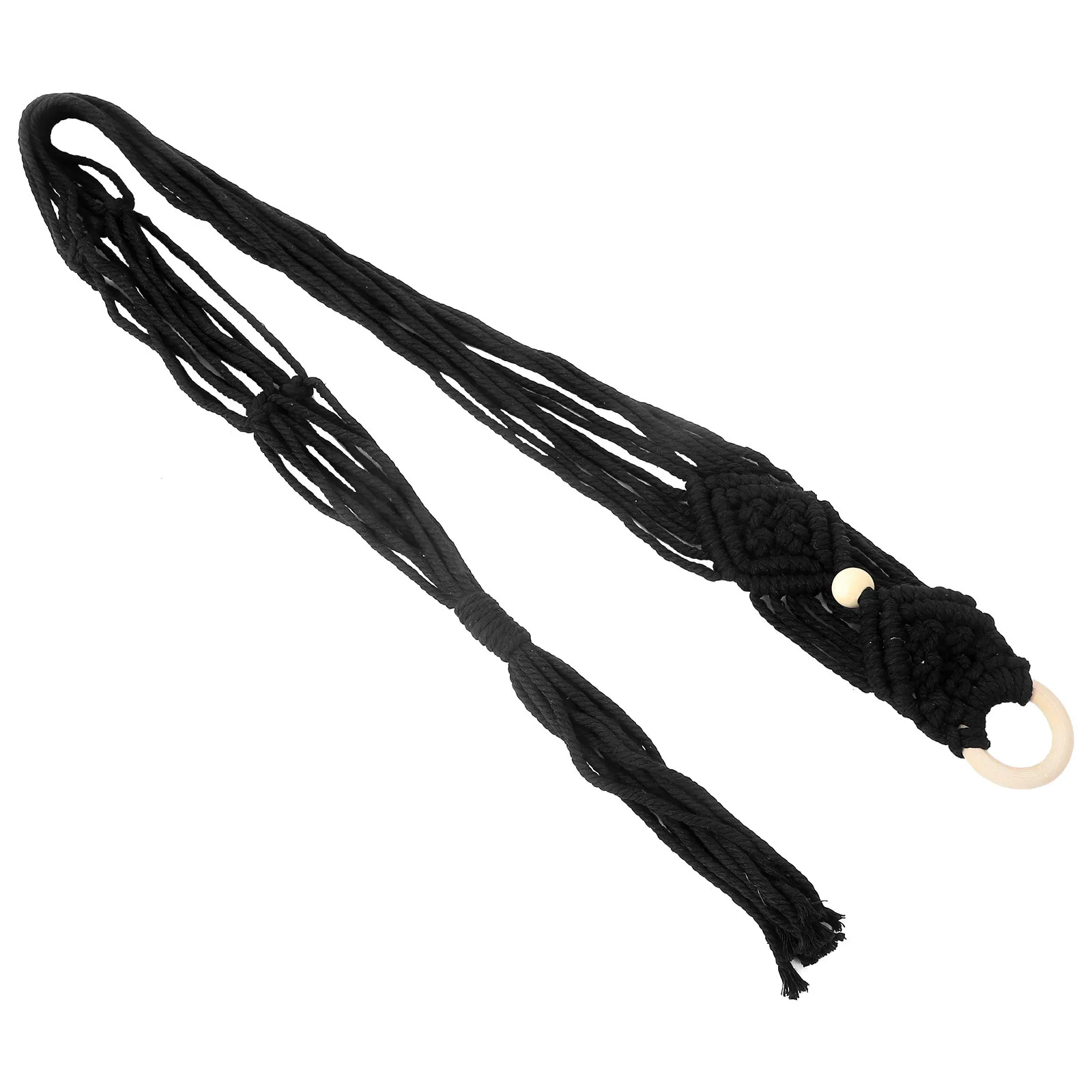 

Cotton Linen Macrame Ukulele Hanger Handwoven Wall Mount Instrument Storage Home Decor Elegant Design Macrame Ukulele Hanger