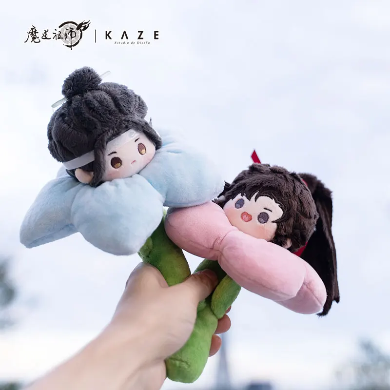 

Anime Grandmaster of Demonic Cultivation Wei Wuxian Lan Wangji Cute Flower Fairy Plush Cotton Props MDZS Cosplay Gift