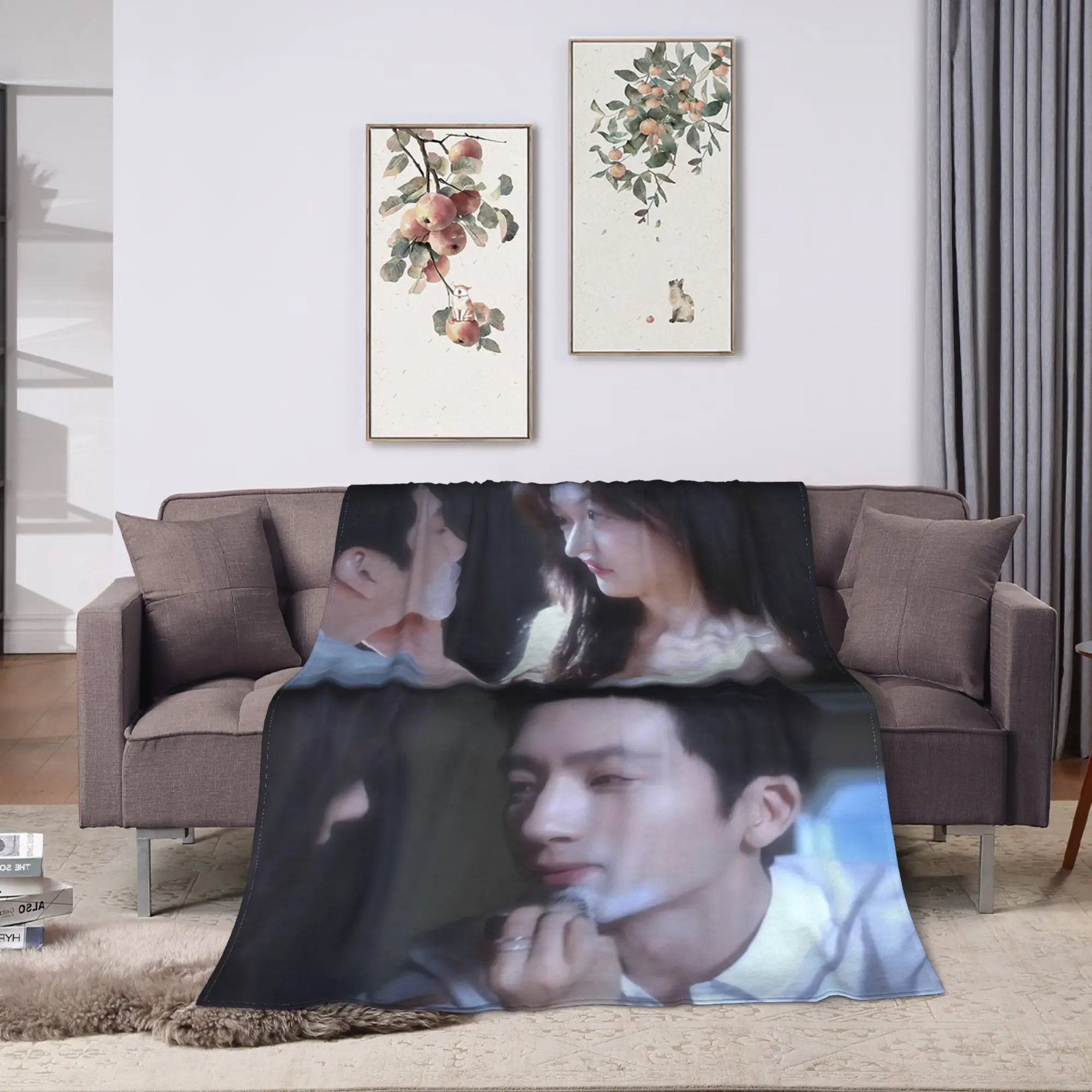 The Early Spring Luke Flannel Blankets Winter  Soft Warm Throw Blanket for Children Living Room Print Bedspread Sofa Bed Cover
