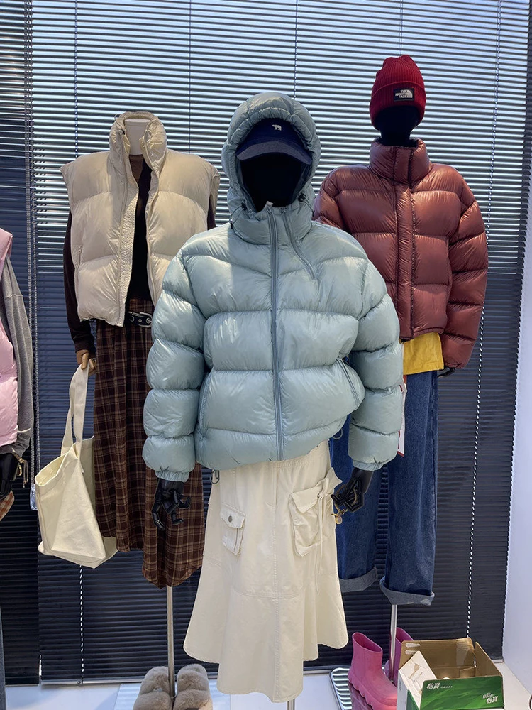 

Korean version down jacket women's short style loose thick cold resistant warm simple winter new versatile jacket
