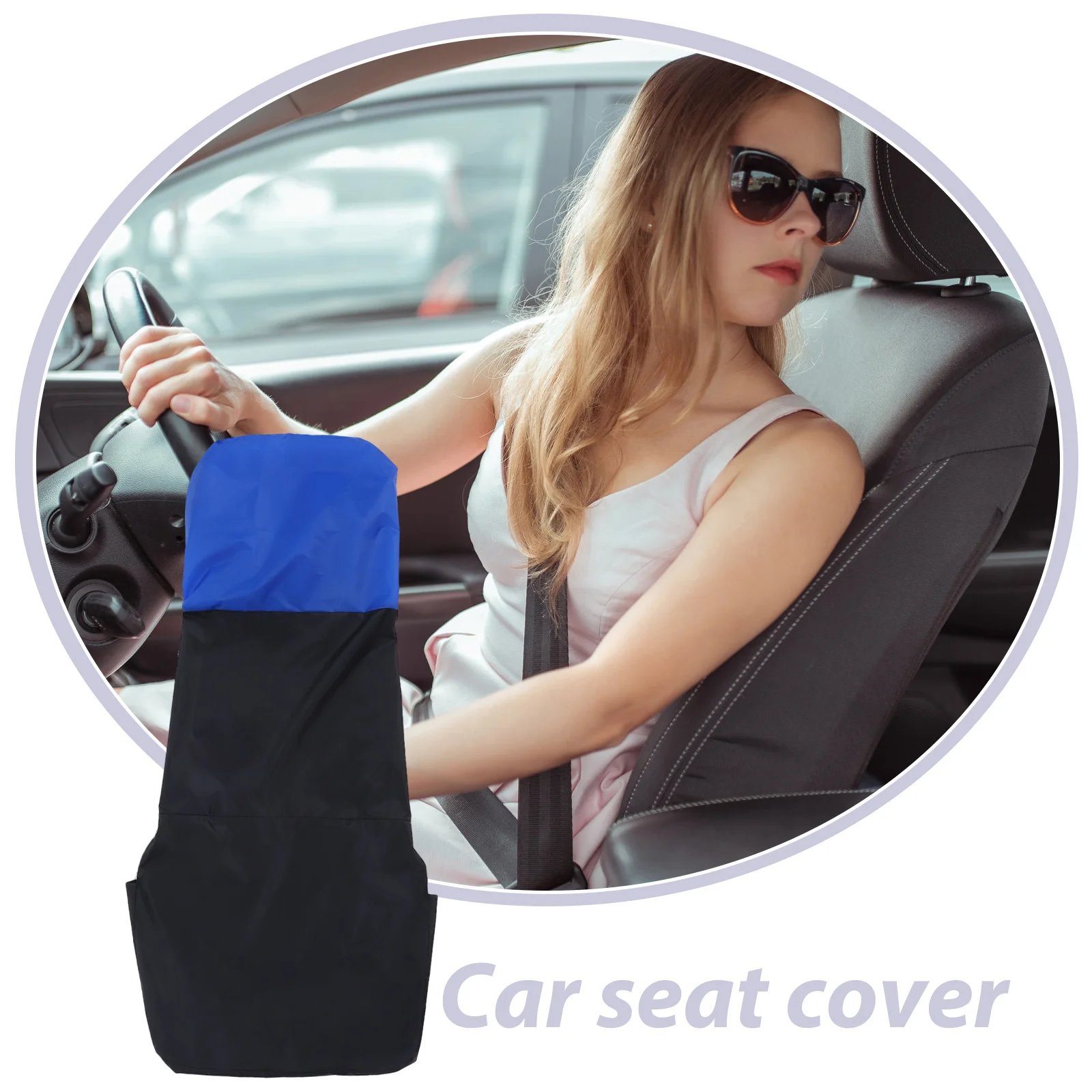 

2Pcs Waterproof Car Seat Covers Universal Fit Front Back Auto Seat Protector Polyester Splash Proof Easy Clean Car Accessories