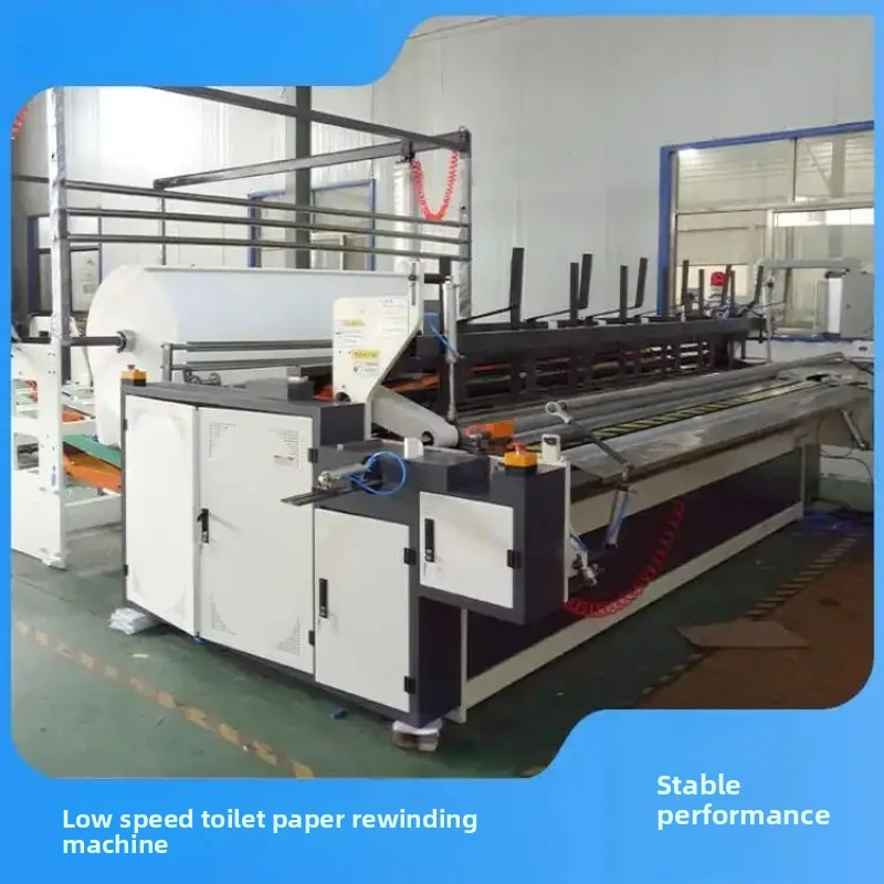 Cutting Slitting Rewinder Small Scale Toilet Paper Roll Making Machine Line Price Family Paper Roll Production