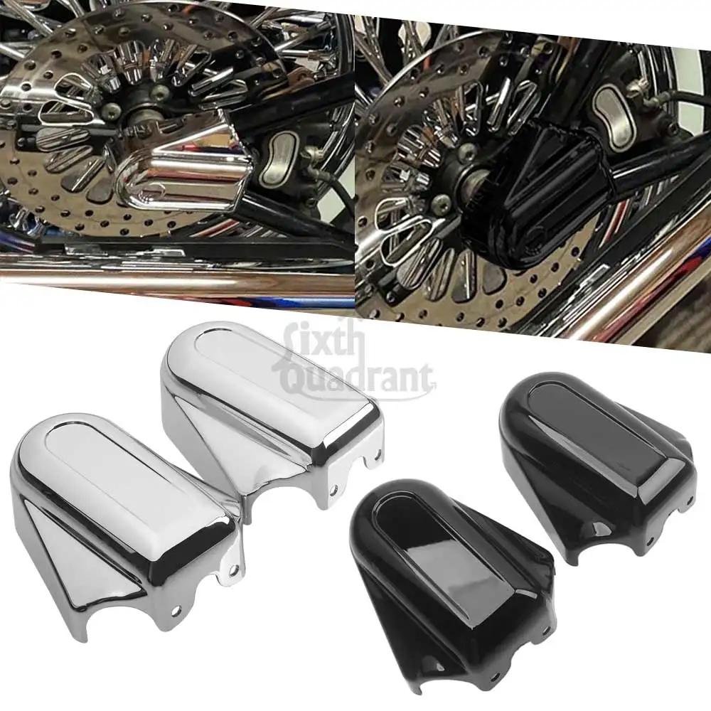 

1 Pair Motorcycle Rear Wheel Axle Cover Swingarm Caps For Harley Softail FLSTC FLSTN FLSTSB FLS 2008-later Protective Cover