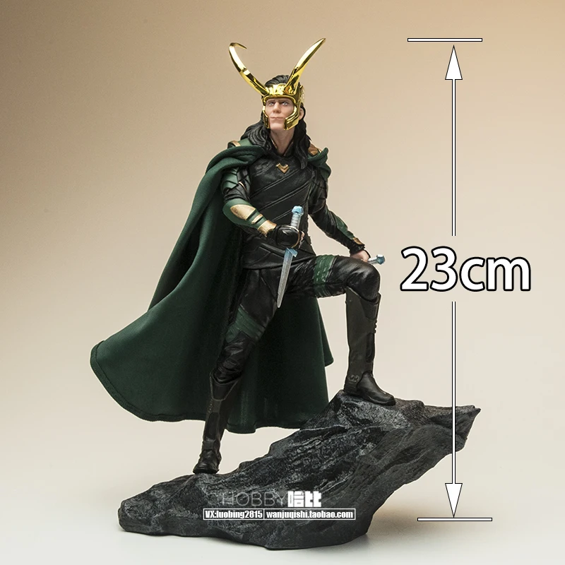 1/10 Avengers Marvel Superheld Loki Thor Figuren Thor Jüngerer Bruder Kampfszenen Statue Handgefertigte Sammlung Ornamente Modell