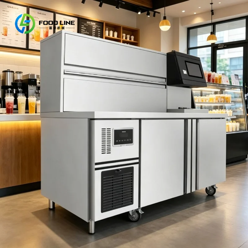 Customized Wholesale of New Features Bubble Tea Making Machine Tea Brewing Machine Boba All-in-one Milk Tea Machine Sets