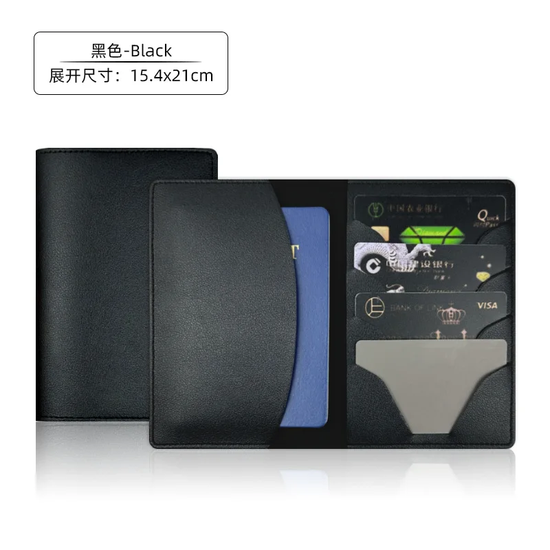 New Travel Passport Holder Accessories Passport Book Holders for Women and Men Travel Credit Card Holder Ticket Document Organiz view 6