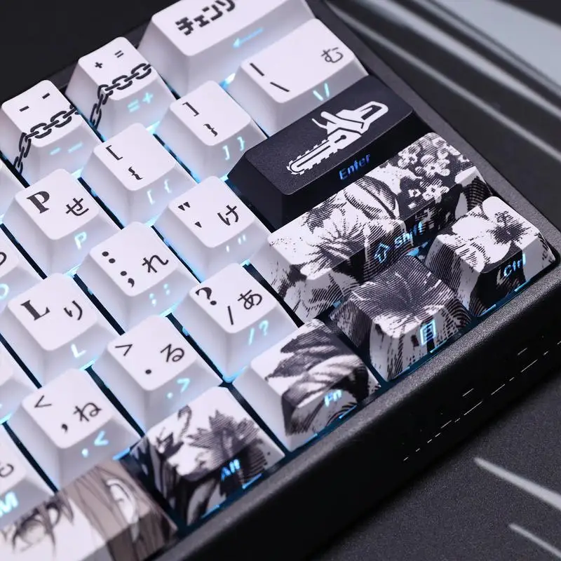 Machima Theme Keycap 124 Key Pbt Keycap Thermal Sublimation Cherry Profile Originality Office Gaming Mechanical Keyboard Keycap