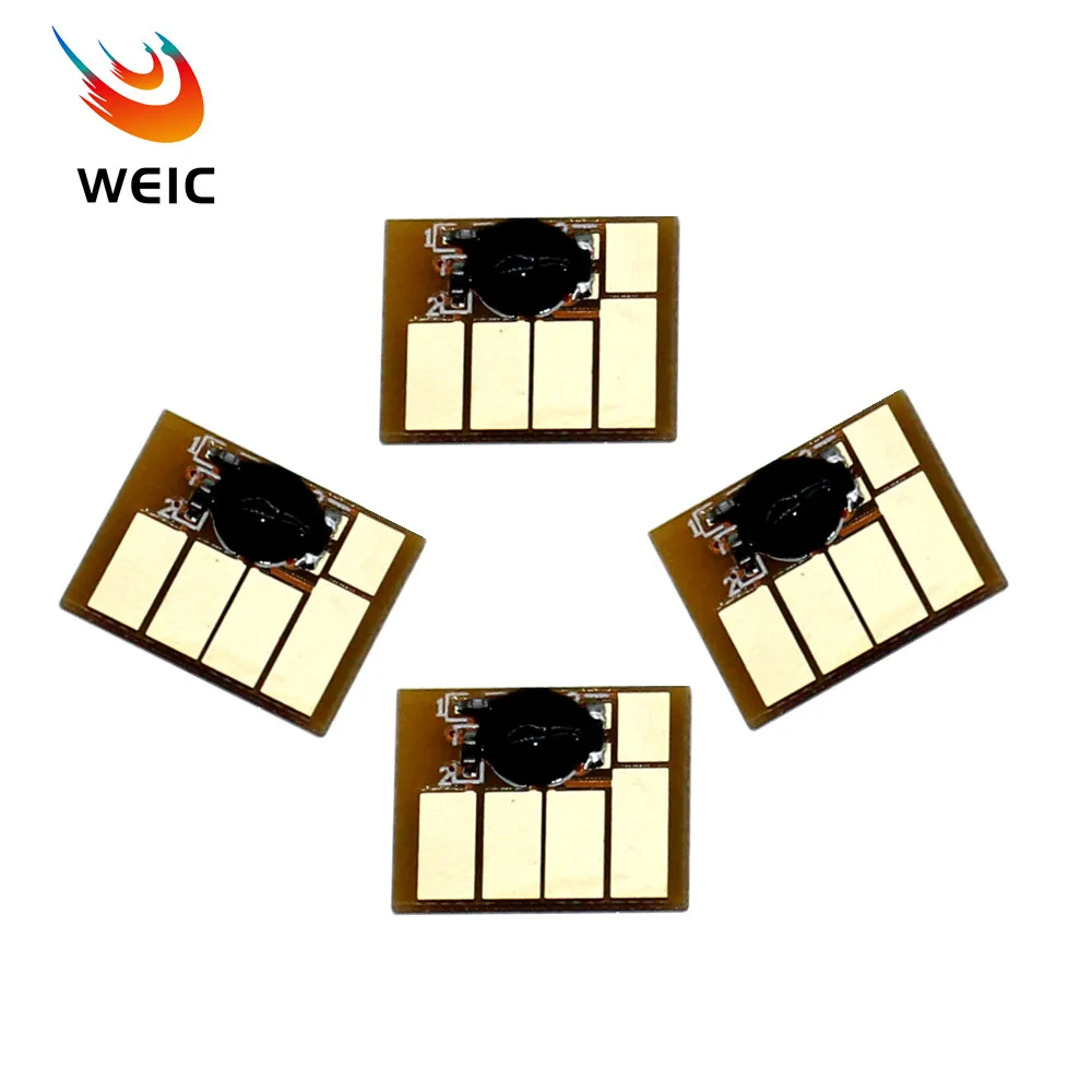 HP 10 82 4 Teil/satz Tintenpatrone Permanent Chip für HP 10 82 Für HP Designjet 500 500PS 800 800PS Drucker