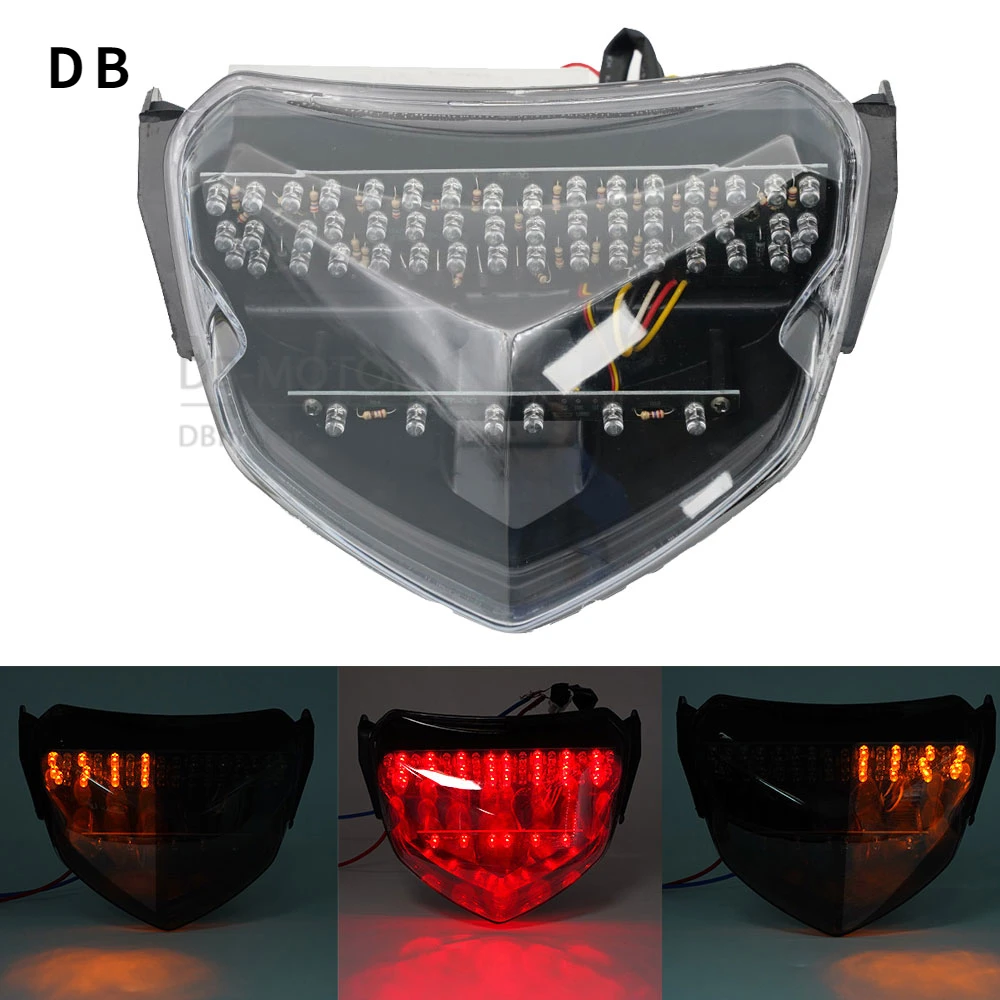 

Мотоциклетный светодиодный стоп-сигнал, задний фонарь, встроенный задний фонарь, подходит для Suzuki GSXR 600 GSX-R 750 2004-2005 K4 K5