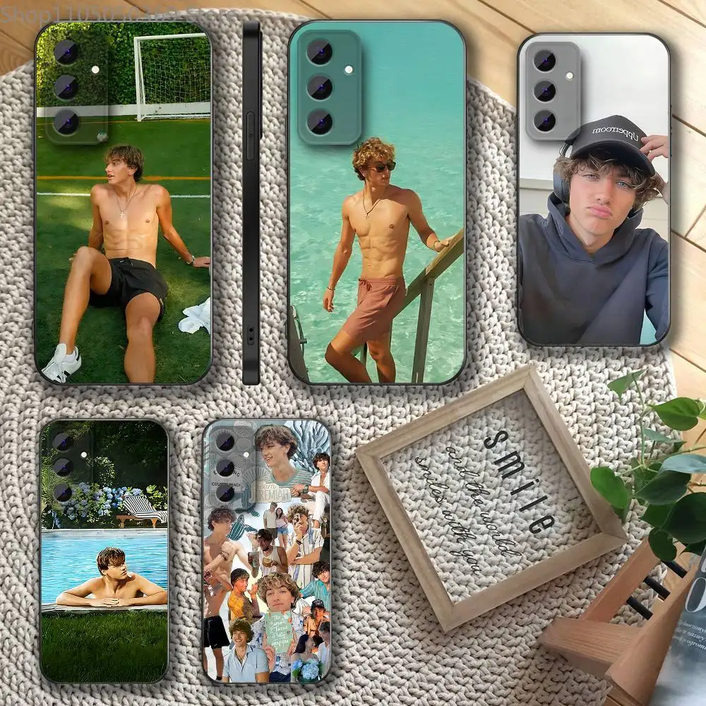 

Jeremiah Fisher Phone Case For Samsung S 25,24,23,22,30,21,10,9,Ultra,Plus,Lite,FE,4,5 G Soft Black Case