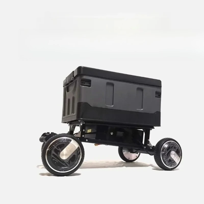 Aluminum alloy 4-wheel drive intelligent camping box robot, fast fashion camper, all-round outdoor camper