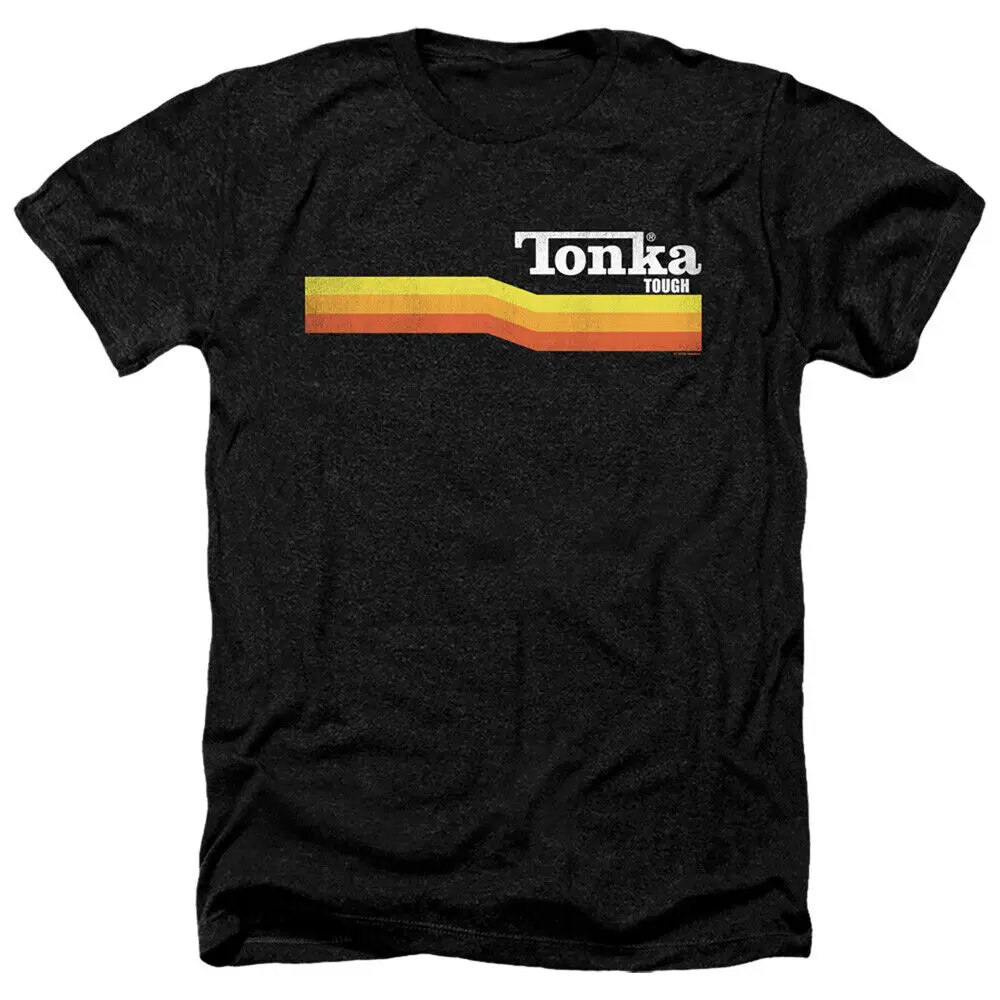 HASBRO TONKA STRIPE Licensed Adult Men's Heather Tee Shirt Anime Graphic T-shirts For Men Clothing Women Short Sleeve Tees