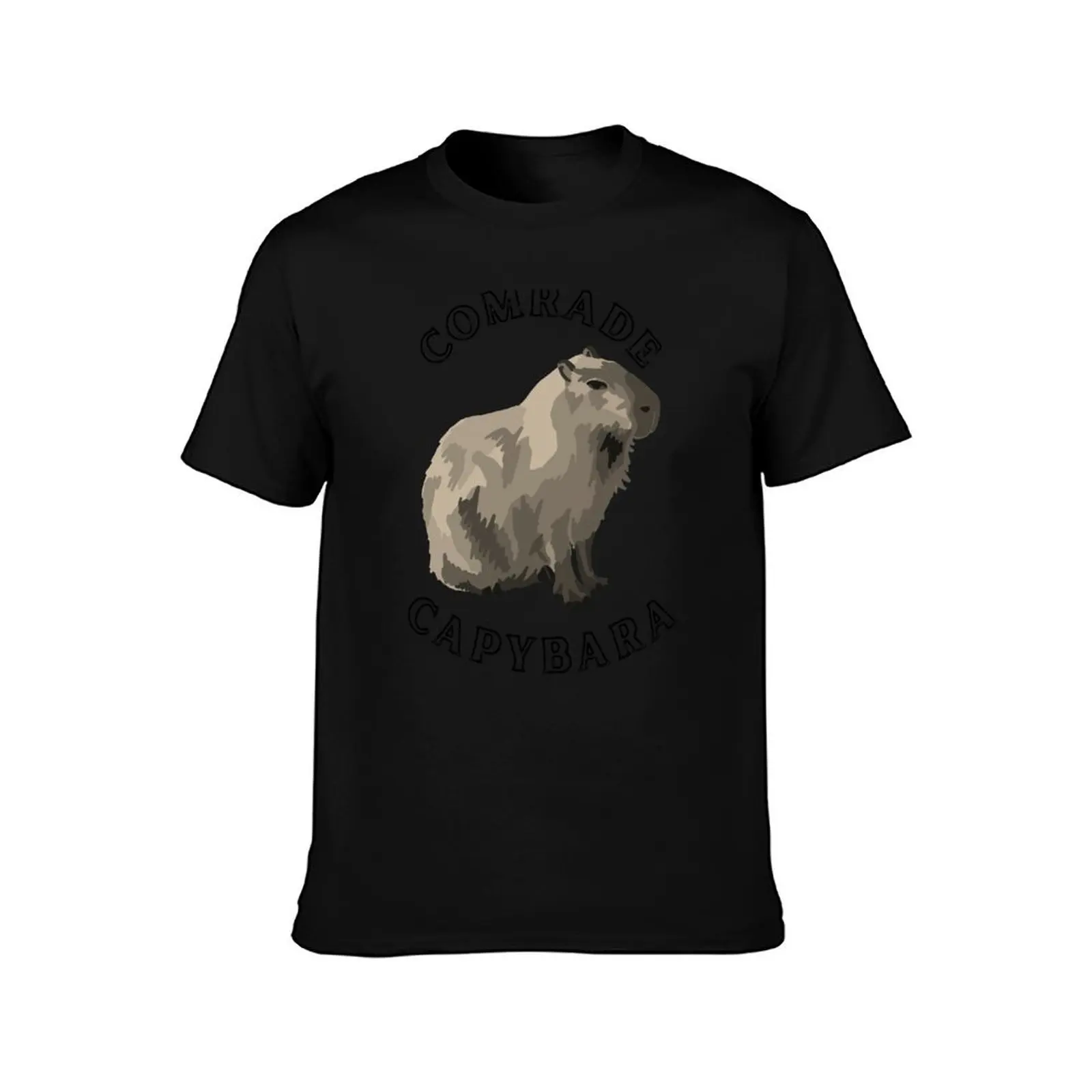 Comrade Capybara T-Shirt Stretch Fabric Comfort T-Shirt