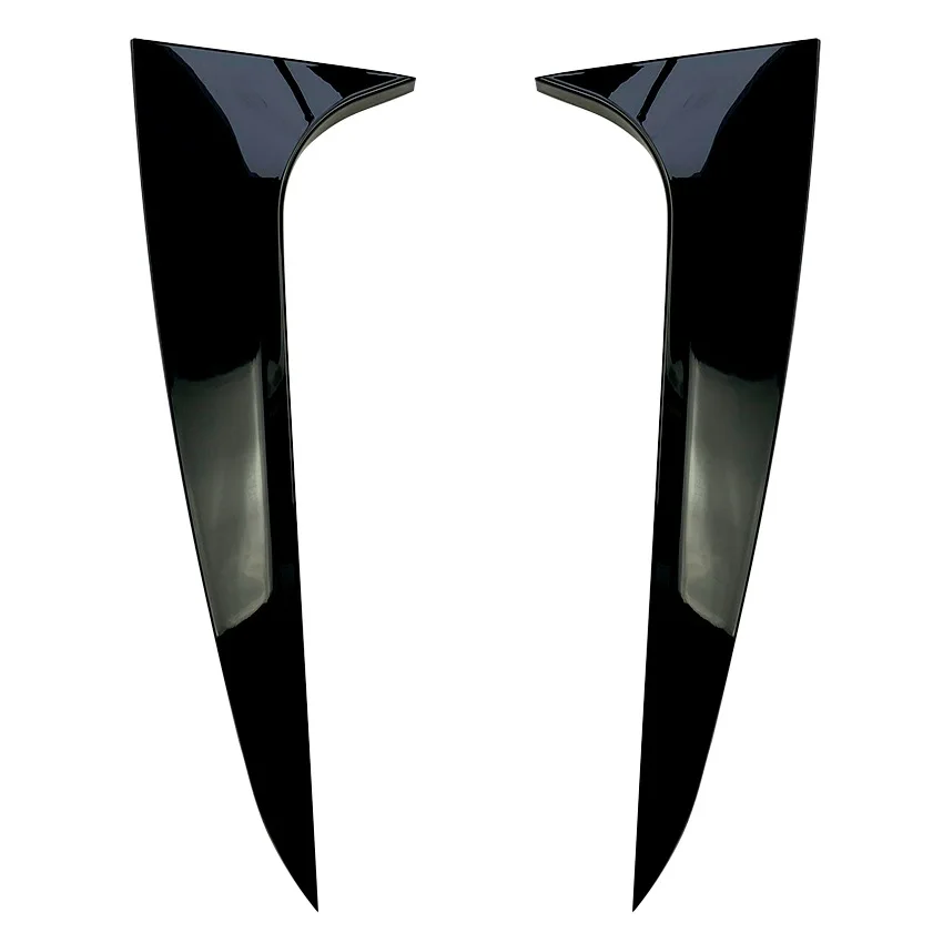

2Pcs Gloss Black Car Rear Window Side Spoiler Wing Splitter For BMW X4 G02 2019-2020 Car Accessories