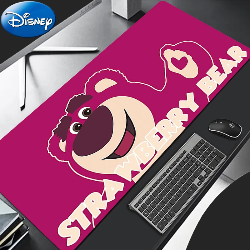 Gaming Mouse XXL Pad Anime PC Computer Gamer Desk Mouse Mat For Best Gift Office Laptop Kawaii S-Strawberrys Bear Lotso Mousepad