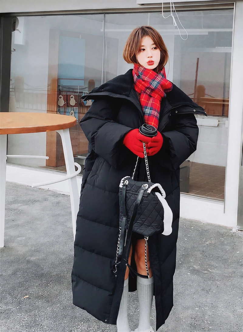 Parkas Womens Y2K Fall Woolen Single-Breasted Trimming Turndown Collar Pleated Maxi Layered Uniform Retro Timeless Graceful 2025