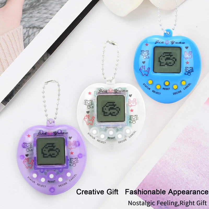 Tamagotchi Original เกมสัตว์เลี้ยงอิเล็กทรอนิกส์168สัตว์เลี้ยงเสมือนจริงเสมือนจริง Cyber Tamagotchi ของเล่นเด็กของขวัญ E สัตว์เลี้ยง Pixel เล่นของเล่นรัสเซีย