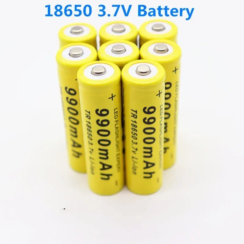 1-20pcs/Lot 18650 battery 3.7V 9900mAh rechargeable liion battery for Led flashlight Torch batery litio battery