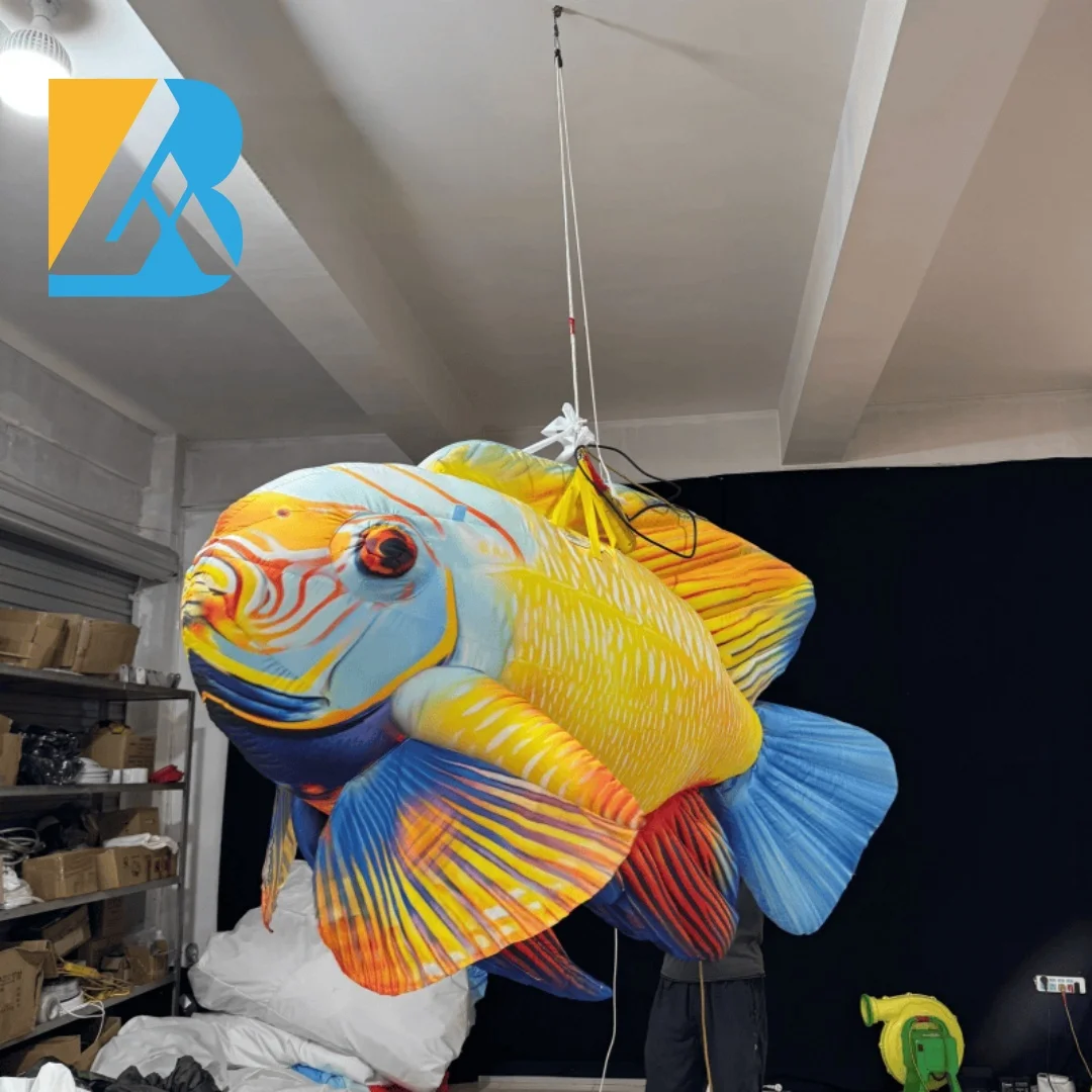 Bespoke Large Inflatable Sea Fish Design for Arabian Nights Prom Theme Toys