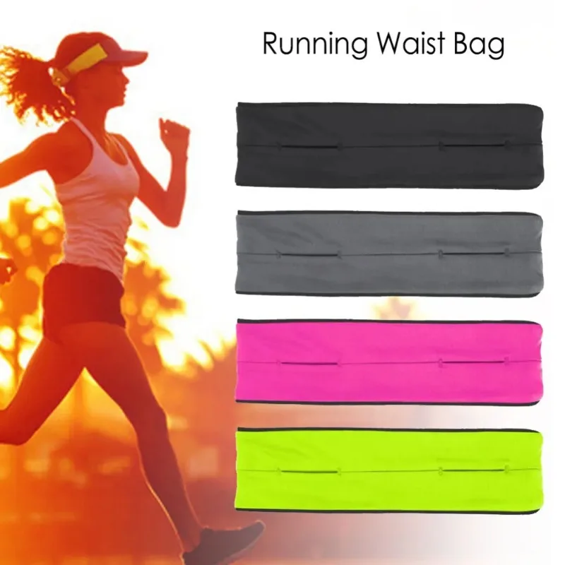 Laufen Taille Beutel Gürtel Frauen Männer Fanny Taille Pack Multifunktions Unsichtbare Laufen Taille Tasche Tragbare Outdoor Reise Sport Tasche