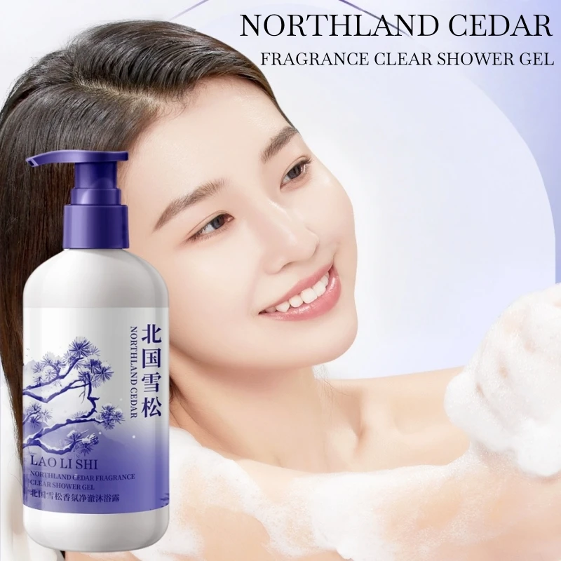 

Гель для душа с ароматом северного кедра, 300 мл содержит ниацинамид, экстракт центеллы азиатской и других вредных ингредиентов кожи, тонко настроенный аромат северного кедра, тщательно выбранные фруктовые кислоты и аминокислоты для глубокого очищения кож