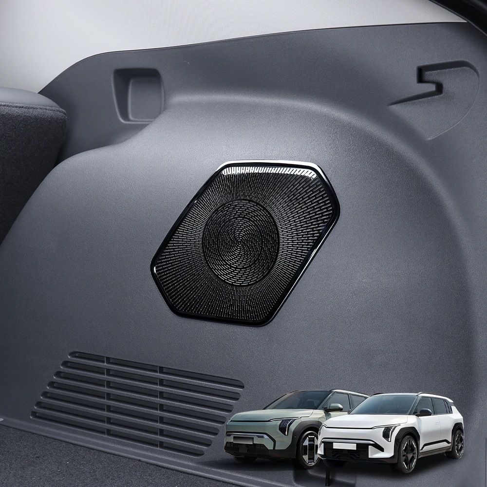 

2PCS For KIA EV3 2024 2025 2026 Car Interior A-pillar Tweeters/Door Speaker Decorative Stickers Stainless Steel Material LHD RHD