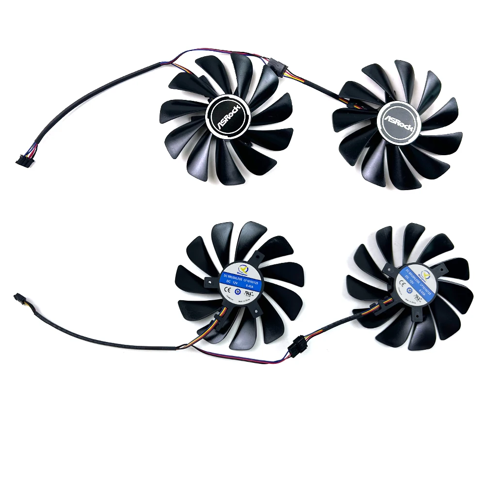 NEW Cooling Fan 95mm 4pin CF1010U12S RX5700 XT GPU FAN For  ASROCK RX5700 5700XT Challenger Graphics Card Replacement Fan