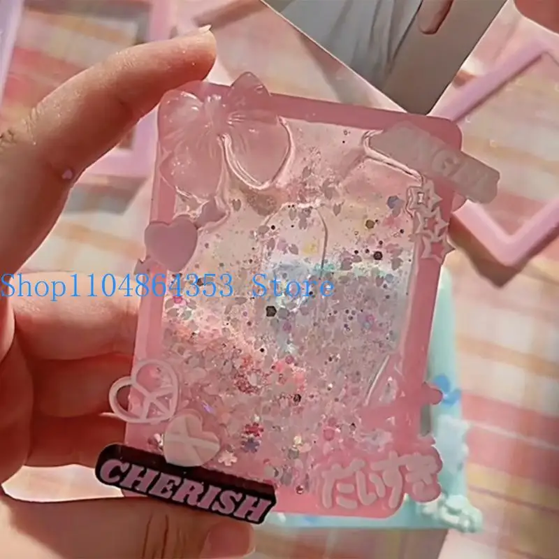 

652F Форма для литья смолы из зыбучего песка, форма для шейкера из смолы, кристаллическая силиконовая полая форма, форма для для