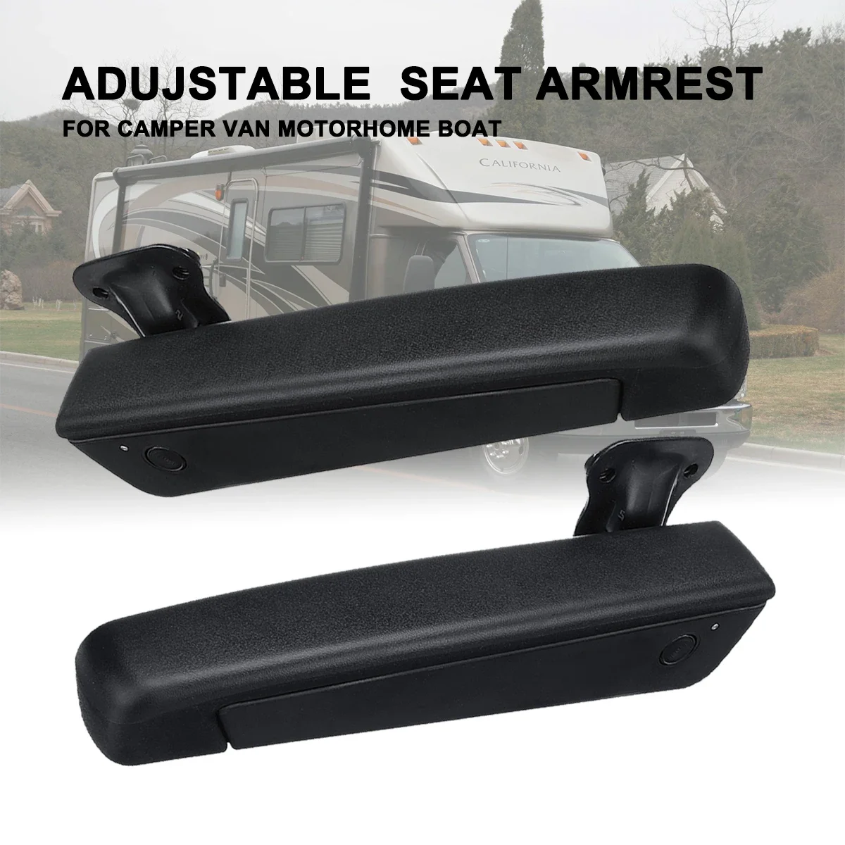 Left/Right Side Car RV Seat Armrest Adjustable Comfortable Hand Holder For Camper Van Motorhome Boat Universal