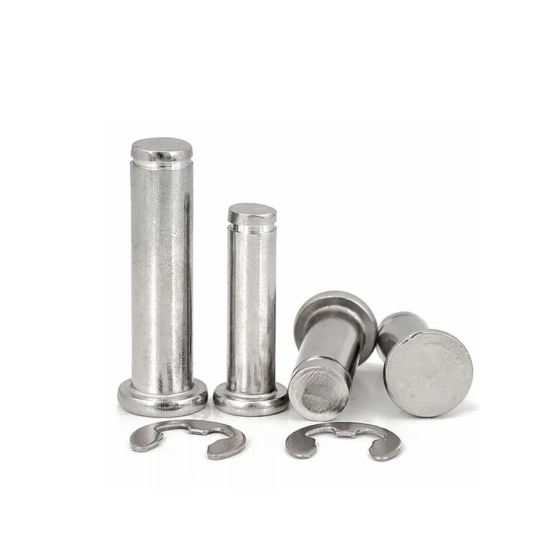 Snap Ring Cylindrical Pin 304 Stainless Steel Flat Head For Precision Positioning And Secure Fastening M3 M4 M5 M6