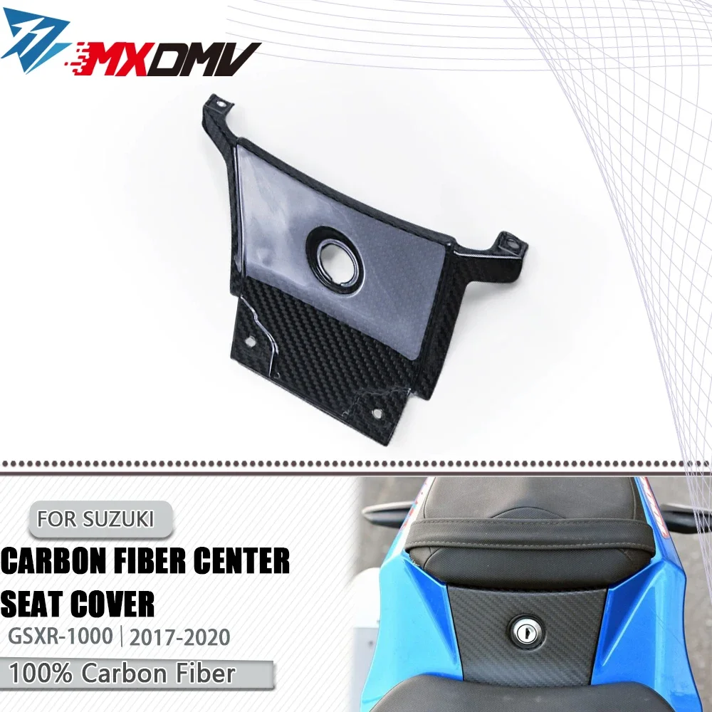 

100% 3K Full Real Carbon Central Seat Cover Fairing Part Motorcycle Accessories For Suzuki GSXR GSX-R1000 GSXR1000 2017 -2021