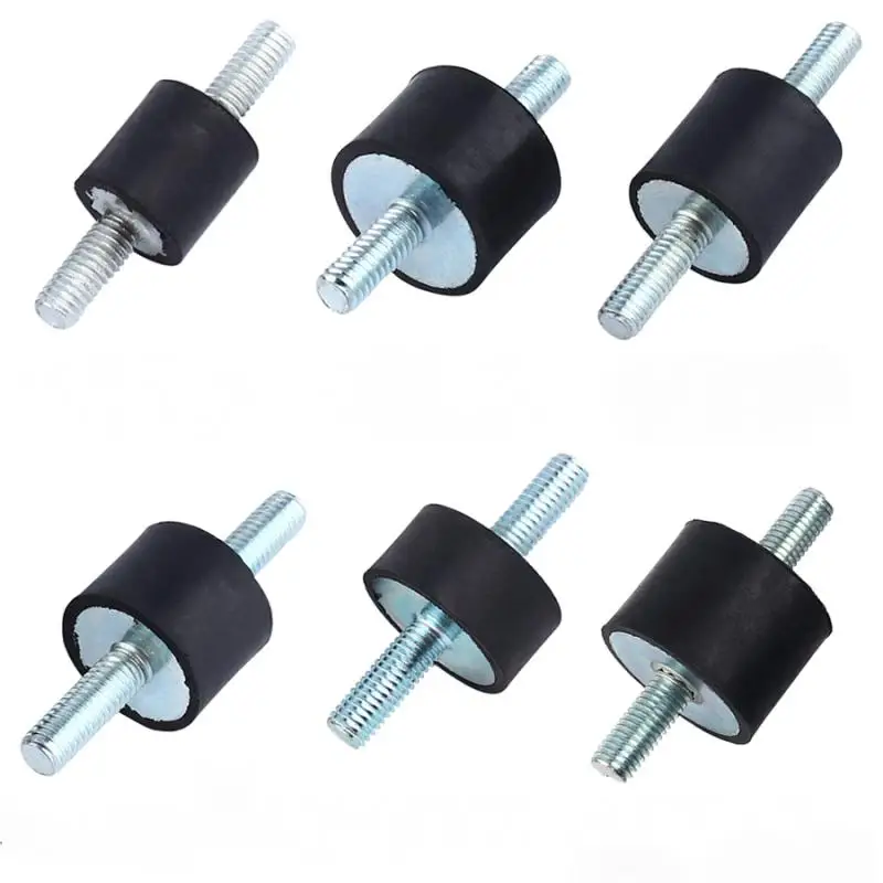 4/8pcs Silentblock Anti Vibration Rubber Mounts Male M3 M4 M5 M6 M8 M10 Bobbin Shock Damper Boat Car Tools