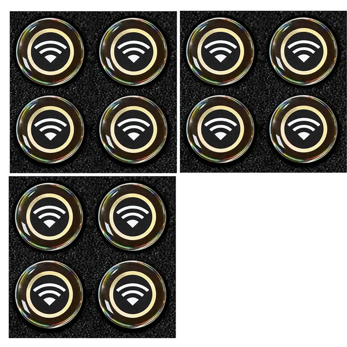 ABGN 12 Pcs Emf Blocker for Cell Phone,Radiation Blocker for Cell Phone,Emf Stickers