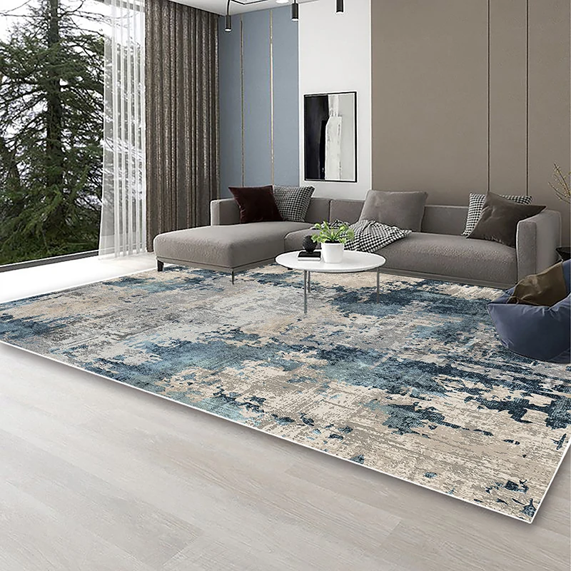 

Nordic Style Large Carpet for Living Room Abstract Decoration Bedroom Rugs Non-slip Luxury Lounge Rug Washable Coffee Tables Mat