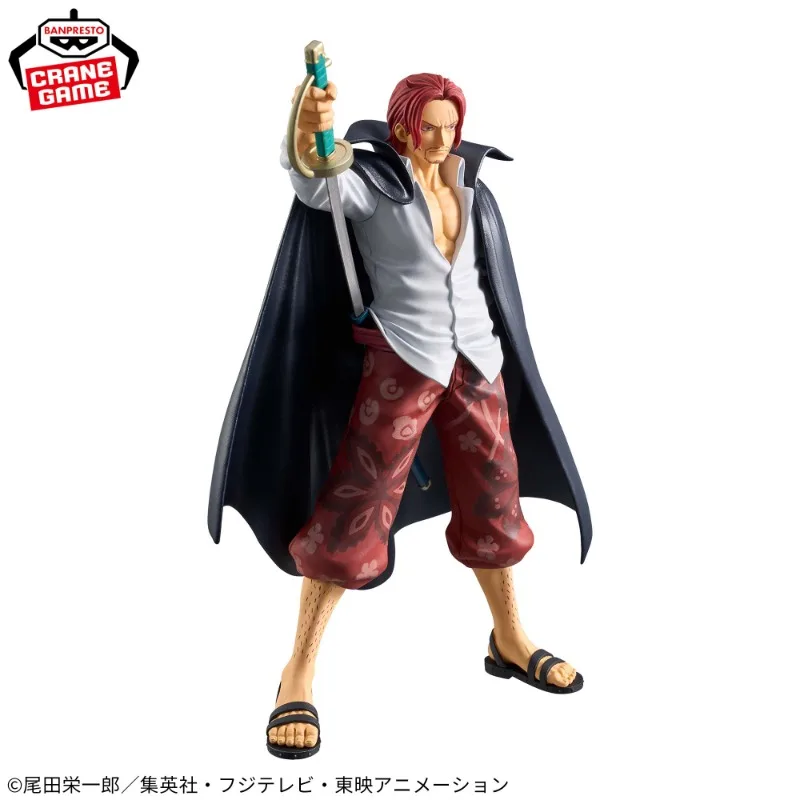 Original en Stock Bandai Banpresto One Piece The Grandline Series Extra Shanks figuras de acción modelo juguetes Anime figura regalo