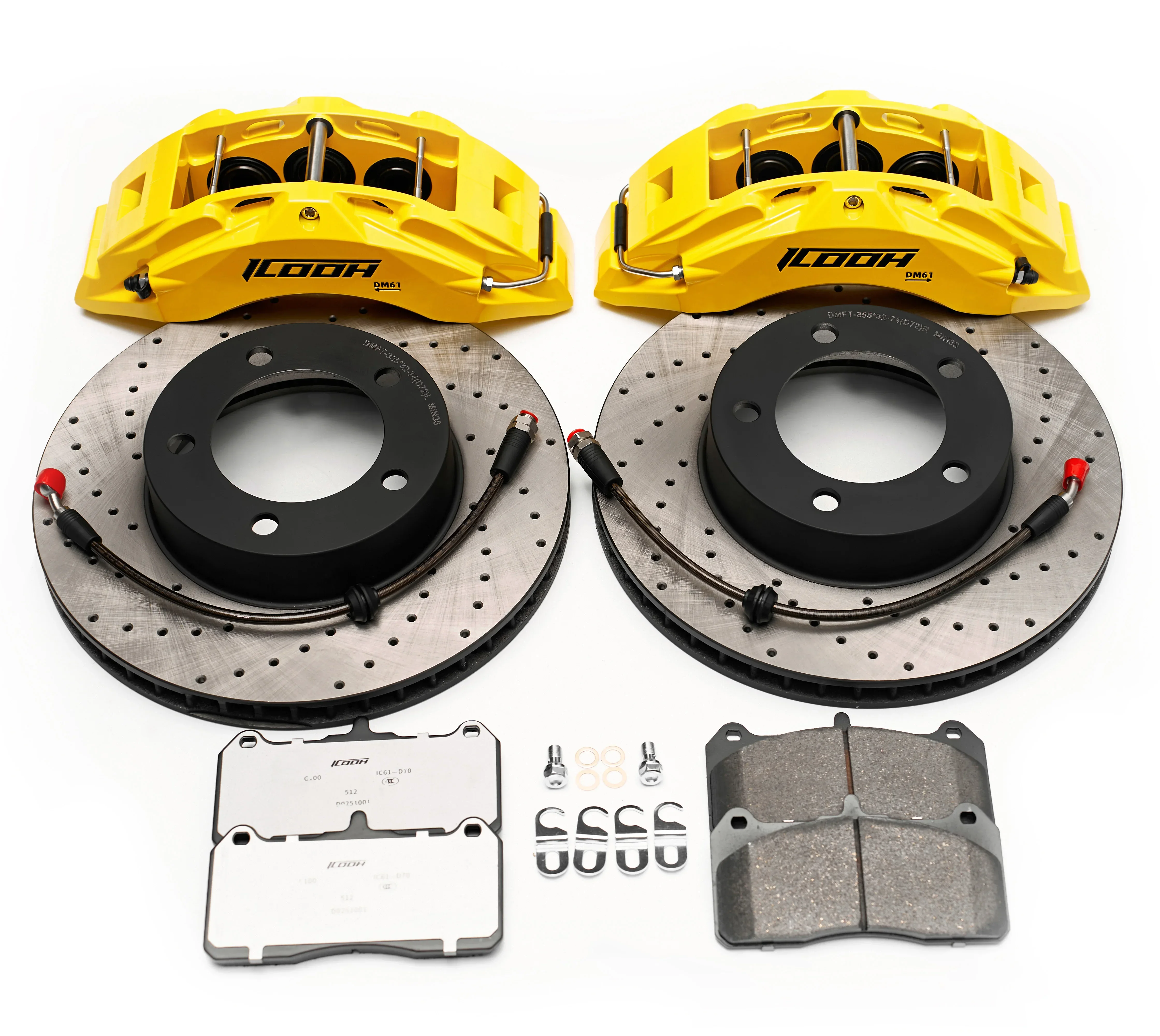 high performance upgrade brake systems big brake kits for prado 18 inch front brake