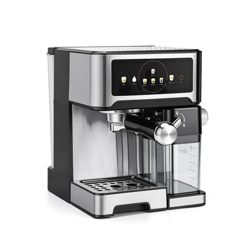For Cross-border foreign trade, espresso machine, high-pressure automatic milk foam smart color screen integrated