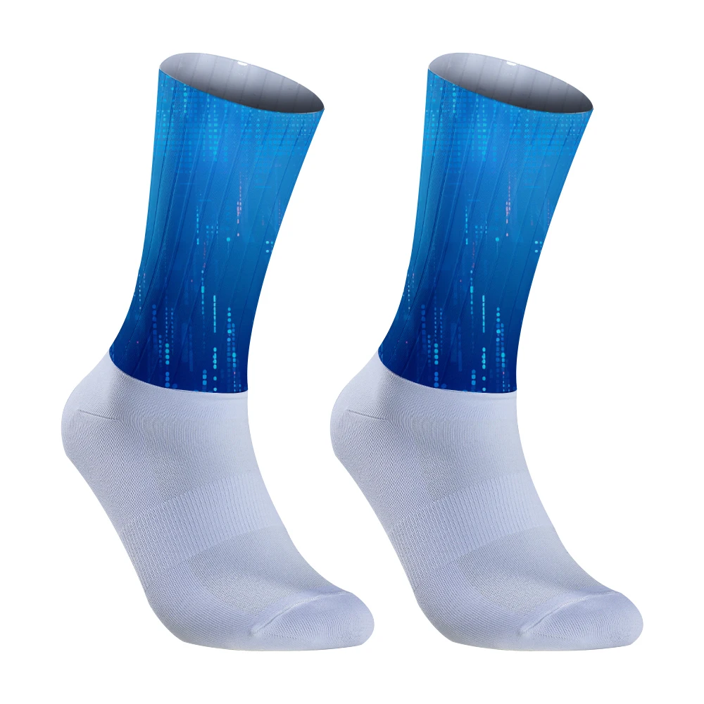 Chaussettes de sport en silicone pour cyclisme, vélo, course à pied, nouveau, été, 2024