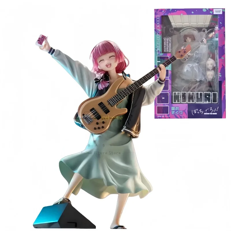 

(В наличии)Оригинальная подвижная фигурка WAVE Dream Tech【BOCCHI THE ROCK】Hiroi Kikuri 24 см, модель в подарок