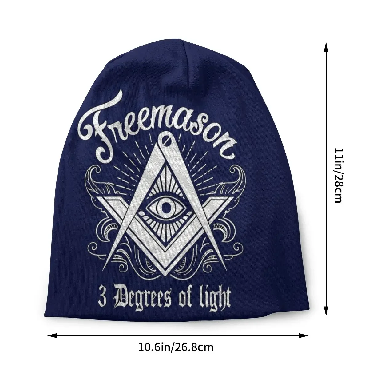 Masonic Lodge 2B1 Ask1 Square Compass Mason Symbol Freemason Autumn Female Thin Beanies Outdoor Unisex Skullies Bonnet Hats